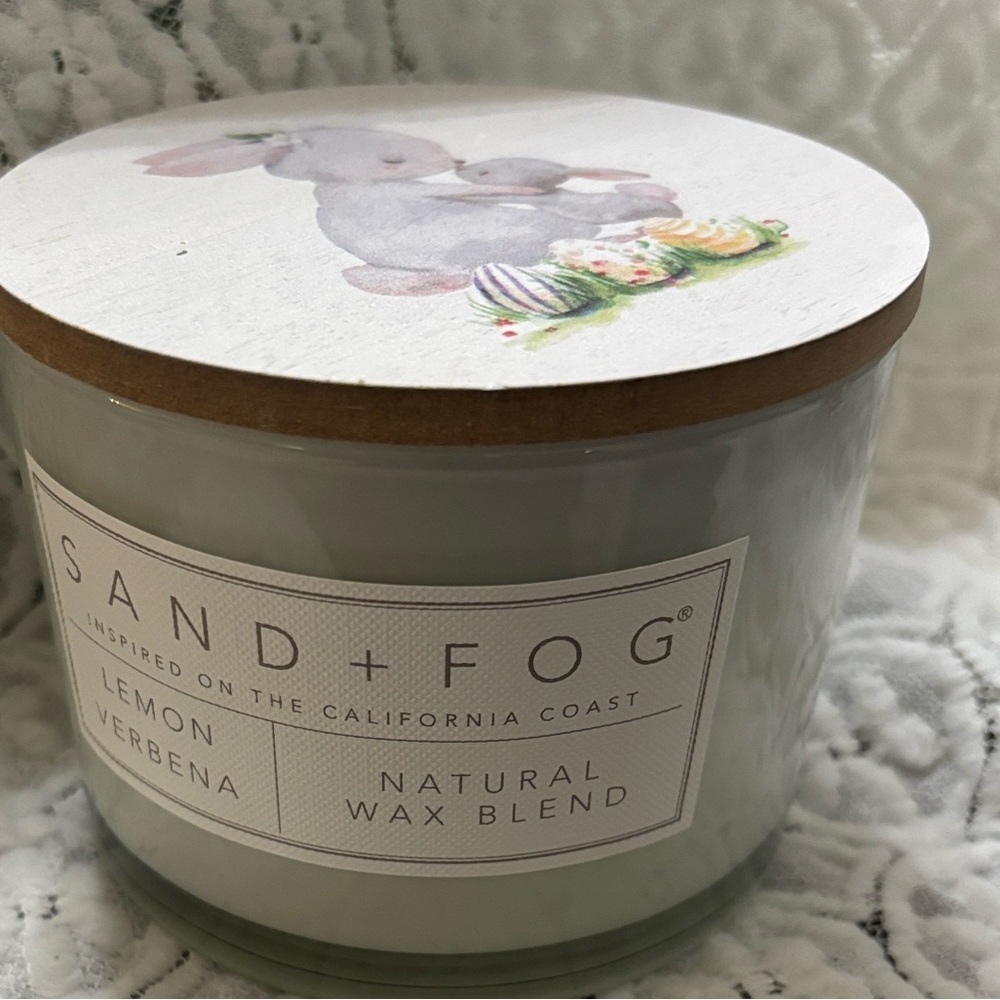 SAND + FOG Lemon Verbena Candle - White